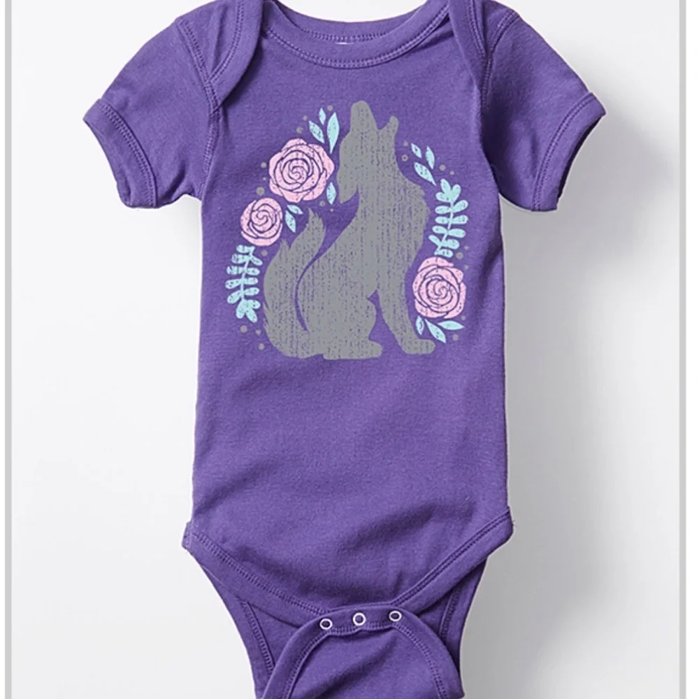 Set of 4 Boho Western Baby Onesies – Southwest Desert Animals Cactus – Size 24M